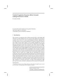 Vertical Vegetation Structure Below Ground: Scaling from Root