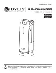 ultrasonic humidifier - Air Purifiers and HEPA Air Filters by Idylis