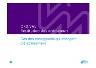 Ordival : restitution des ordinateurs