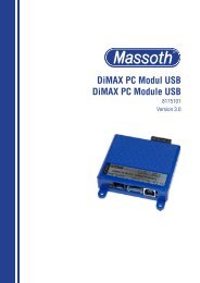DiMAX PC Modul USB DiMAX PC Module USB - Massoth