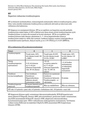 HIT-ohje 2012.pdf - hematology.fi
