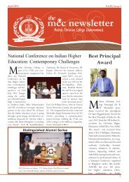 April Vol.IV Issue:1 - Madras Christian College