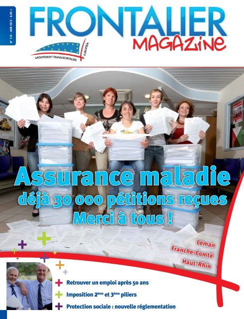 Frontalier magazine NÂ° 110 - Groupement transfrontalier europÃ©en