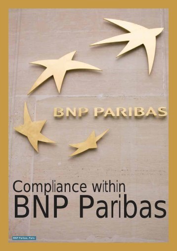 Compliance within - BNP Paribas