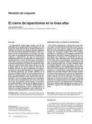 El cierre de laparotomÃ­a en la lÃ­nea alba. (Archivo PDF 384 KB, 1-2