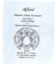 see copy of program - Alford American Family Association
