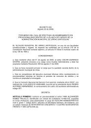 DECRETO 082 (Agosto 22 de 2008) âPOR MEDIO DEL ... - Urrao