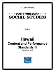 SCOTT FORESMAN SOCIAL STUDIES, c. 2008, Grades ... - Pearson