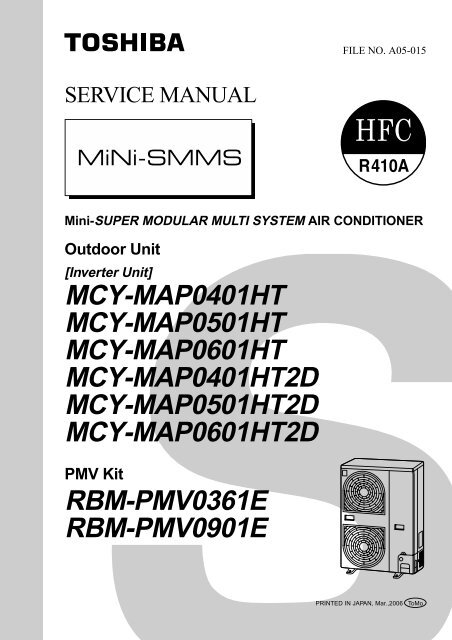 MCY-MAP0401HT MCY-MAP0501HT MCY-MAP0601HT ... - Toshiba