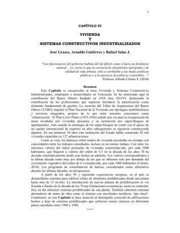 VIVIENDA Y SISTEMAS CONSTRUCTIVOS INDUSTRIALIZADOS ...