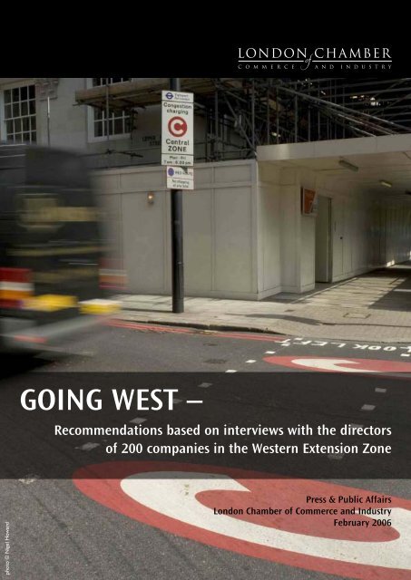 GOING WEST â - London Chamber of Commerce and Industry