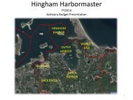 Hingham Harbormaster - Town of Hingham Massachusetts