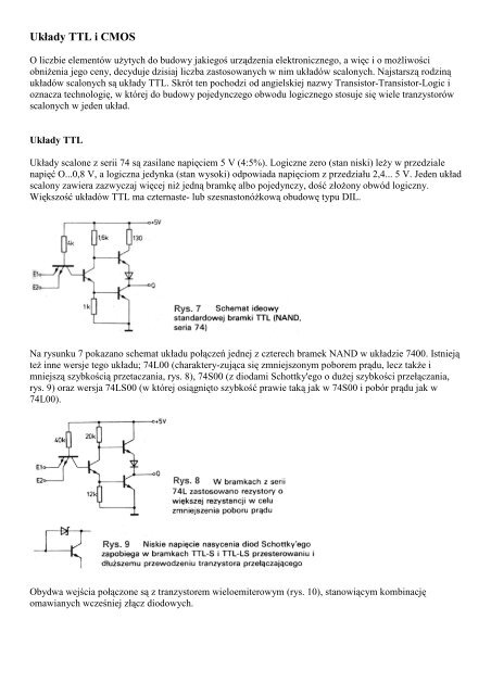 UkÅady TTL i CMOS