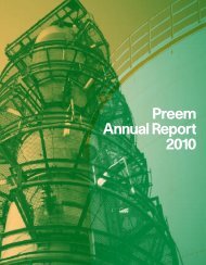 Preem Annual Report 2010