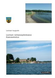 Loviisan rantaosayleiskaava Kaavaselostus - Ramboll