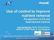 Use of control to improve nutrient removal - EU Project Neptune