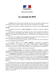 Le concept de MCO et les principes gÃ©nÃ©raux ... - Cour des comptes