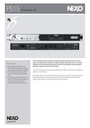 ps15td-r2 data sheet - Nexo