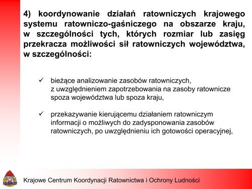 Krajowe Centrum Koordynacji Ratownictwa i Ochrony LudnoÅci