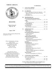 NC Register Volume 19 Issue 03 - Office of Administrative Hearings