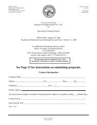 See Page 13 for instructions on submitting proposals. - Nevada ...