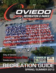 RECREATION GUIDE - City of Oviedo