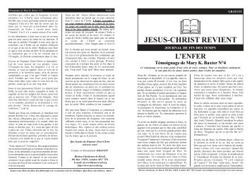 JESUS-CHRIST REVIENT - mcreveil.org
