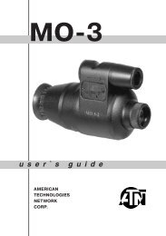 User Guide - ATN night vision