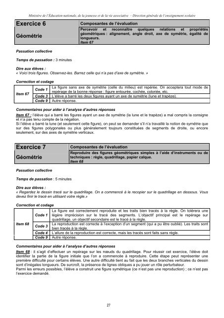 Evaluation Nationale CE1-2011 LM - MinistÃ¨re de l'Ãducation ...