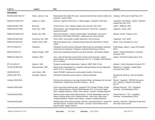 Echols Accessions List - Asia Collections | Cornell Library Asia ...