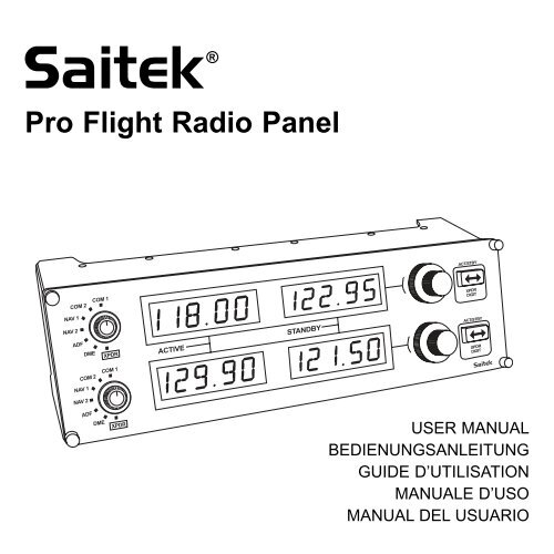 その他 Saitek flight radio panel Saitek Flight Radio Panel - Accessoires PC - Rue du Commerce