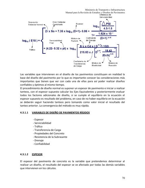 manual para la revisión de diseño de pavimento