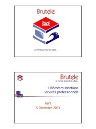 Brutélé: le monde au bout du câble (.PDF 202 k) - Awt
