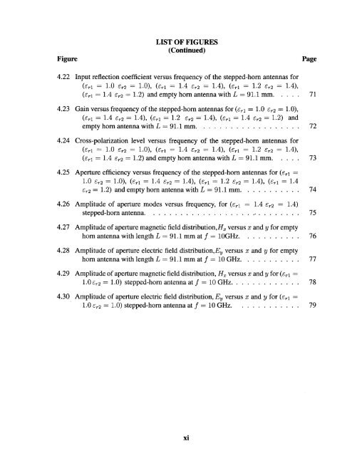 Variable permittivity dielectric material loaded stepped-horn antenna