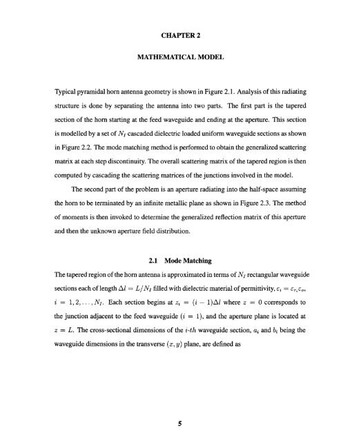 Variable permittivity dielectric material loaded stepped-horn antenna