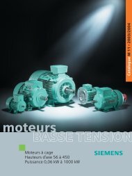 Catalogue général moteurs asynchrones Siemens - MIDI Bobinage