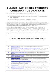 classification des produits contenant de l'amiante - cgt-insee