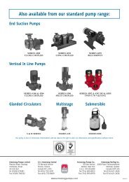 Series AG Brochure - Armstrong Pumps