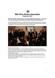 IBD Africa Section Newsletter - Institute of Brewing & Distilling Africa ...