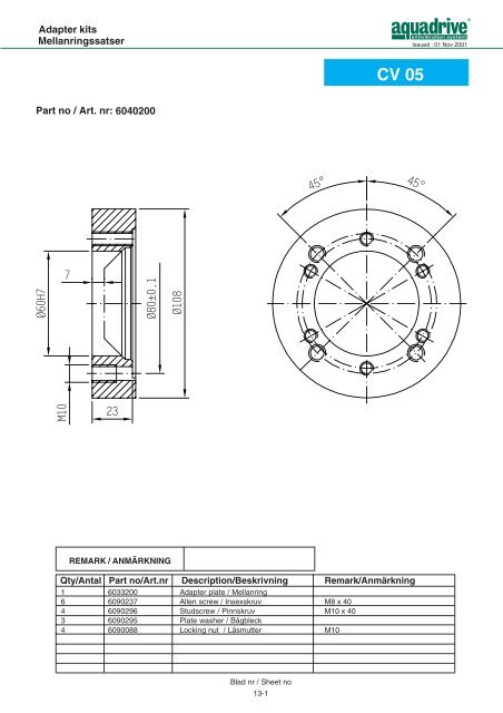 CV-axel / CV shaft