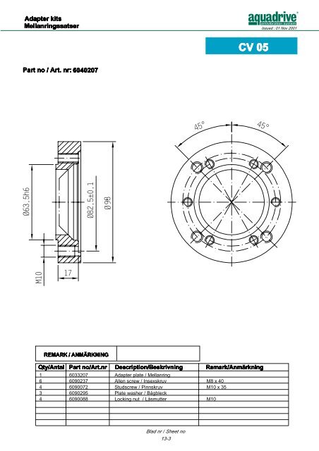 CV-axel / CV shaft