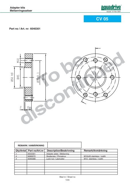 CV-axel / CV shaft