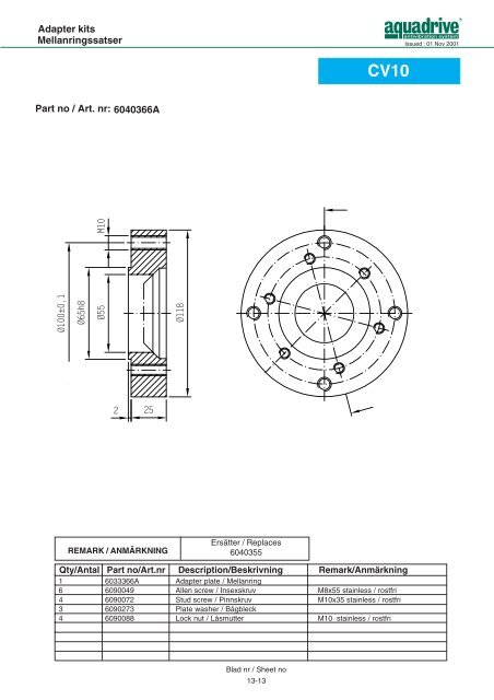 CV-axel / CV shaft