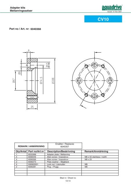 CV-axel / CV shaft