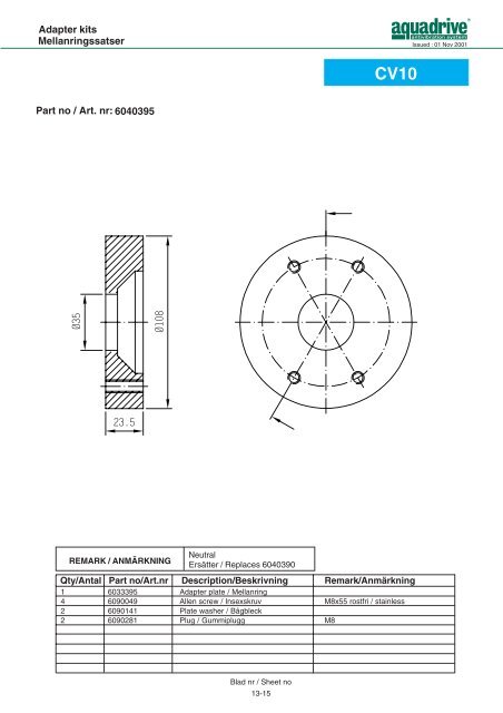 CV-axel / CV shaft