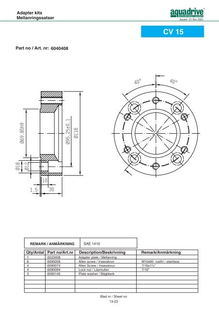 CV-axel / CV shaft