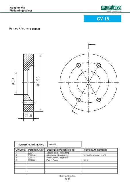 CV-axel / CV shaft