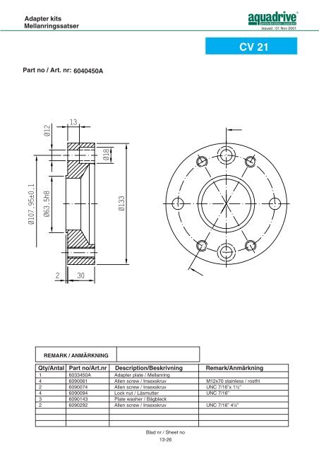 CV-axel / CV shaft