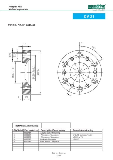 CV-axel / CV shaft