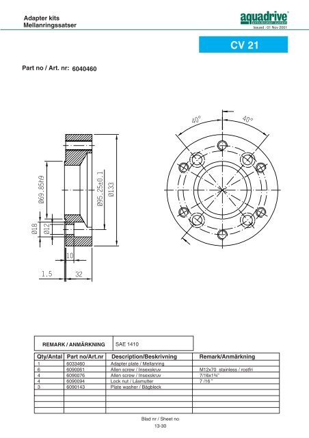 CV-axel / CV shaft